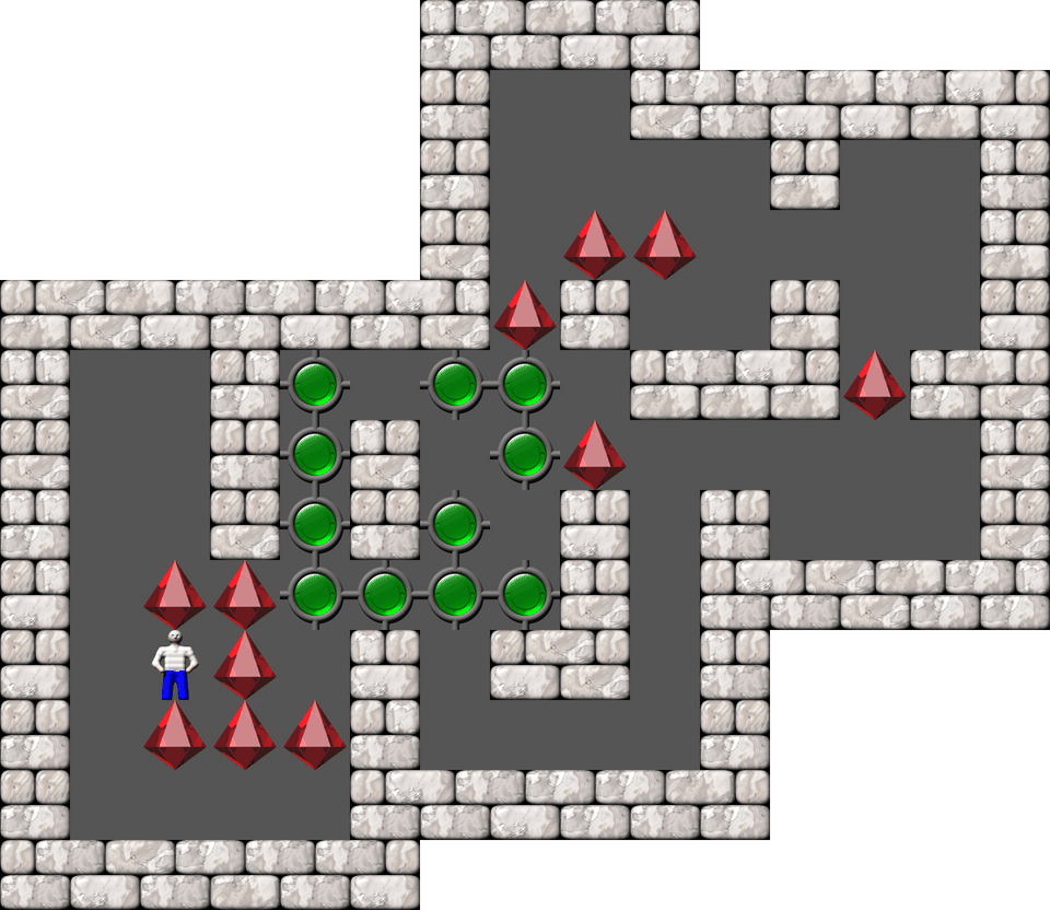 Сокобан Thinking Rabbit Arranged уровень 289